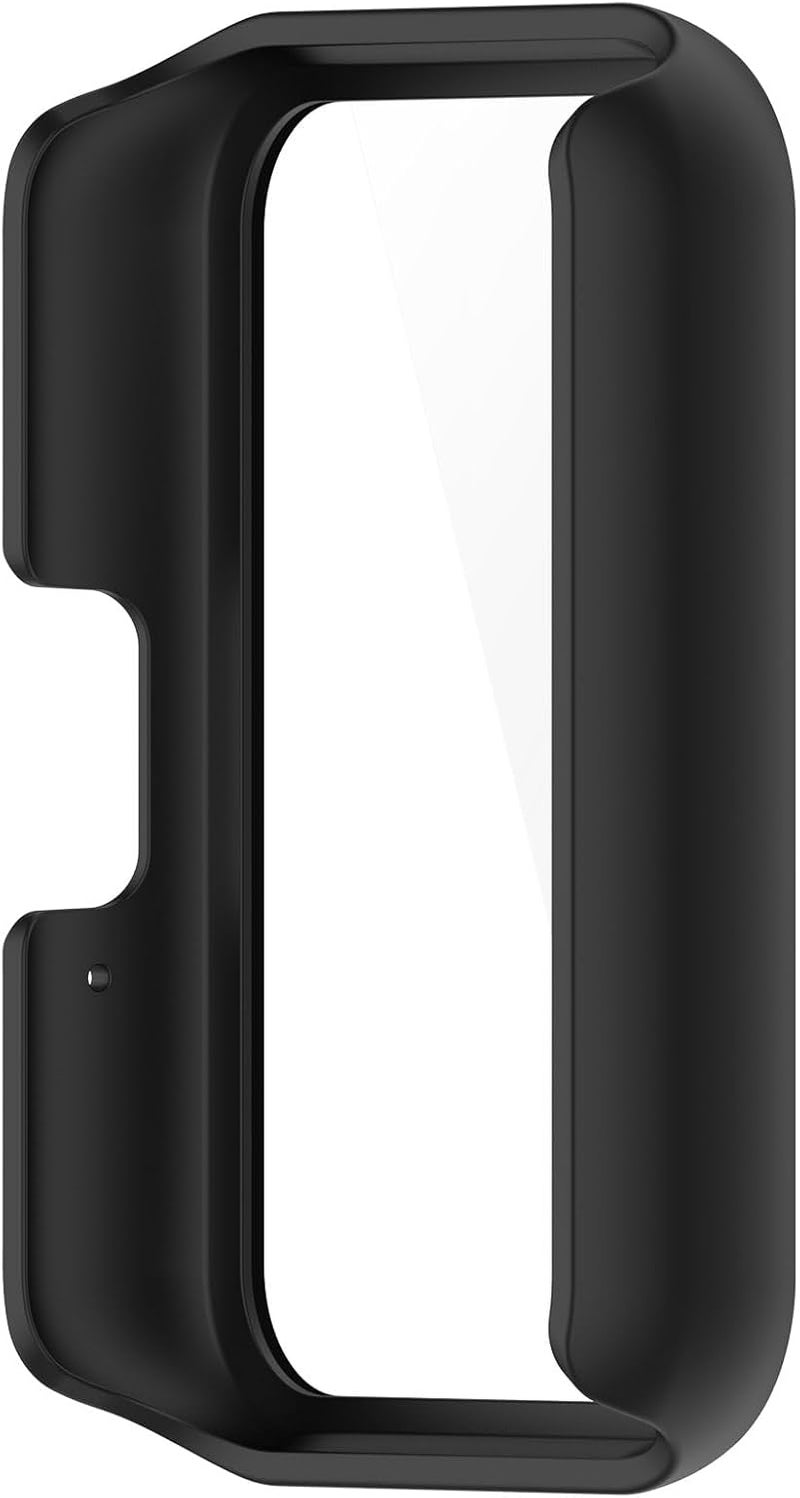 FanTEK Compatible for Samsung Galaxy Fit 3 Watch Case for Women Men, Scratch Resistant Shock Absorbing Case, Matte Black - Image 3